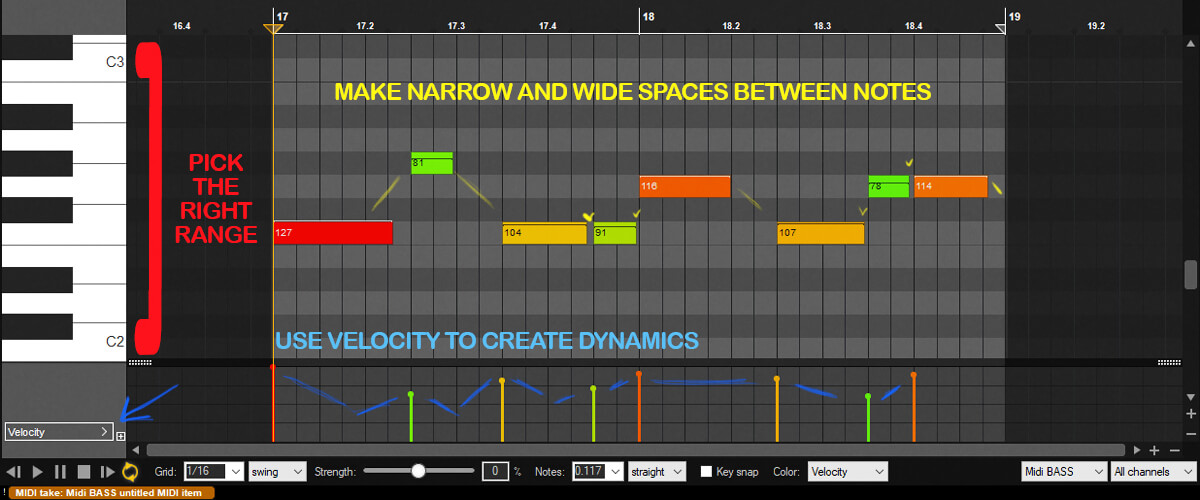 creating realistic midi parts