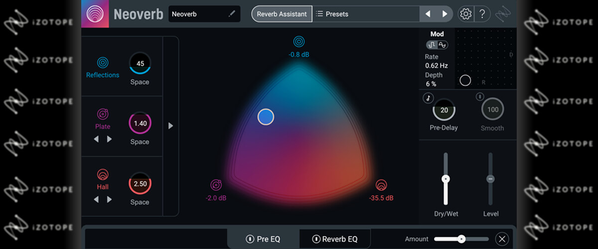 iZotope Neoverb features